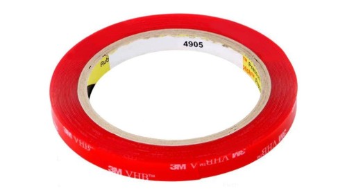 3M 4905 9MM 5.5M Taśma: mocująca W: 9mm L: 5,5m Thk: 500um akrylowy przezroczysty
