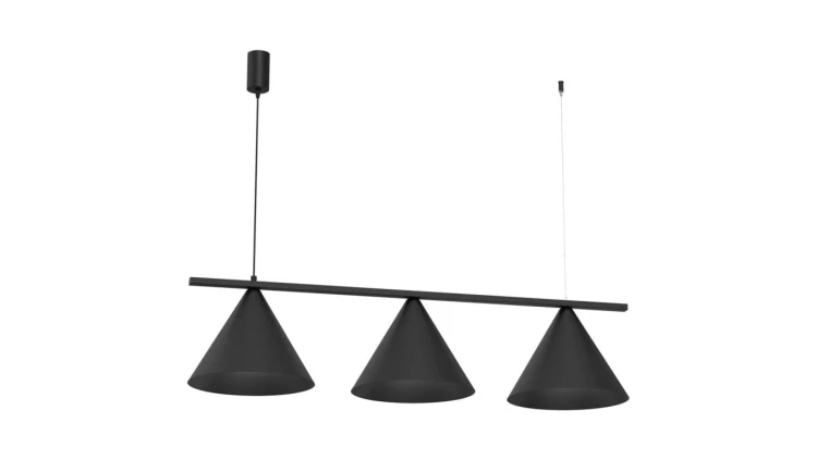 Lampa wisząca CAPITAL CZARNY 3XGX53 MLP0938 Milagro