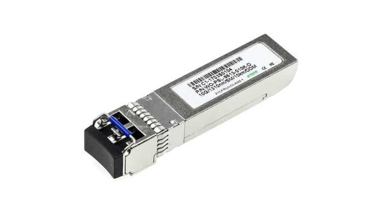 Moduł SFP+ (mini-GBIC) jednomodowy SM LC duplex DDMI do 10km 10Gbit/s Wave Optic