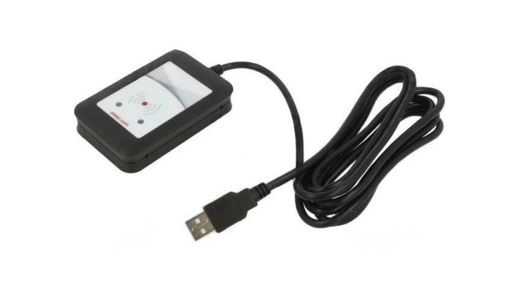 T4BT-BB2BEL7-XBPI Czytnik RFID 4,3÷5,5V USB antena Zasięg: 100mm 88x56x18,5mm
