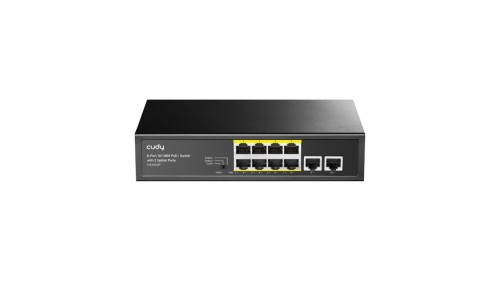 CUDY FS1010P przełącznik sieciowy, 8-portowy, PoE+, 120W