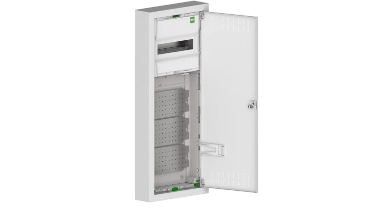 Rozdzielnica modułowa MSF TWIN RN 1x12 (N+PE) + 3X12 natynkowa multimedialna IP30 2015-10