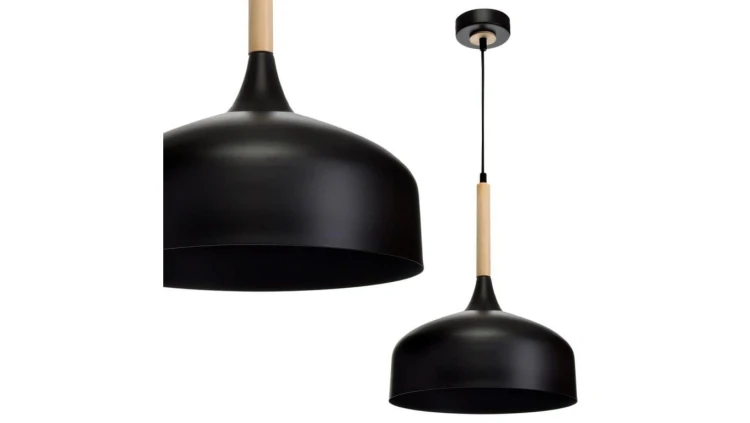 Lampa wisząca TAYLOR BLACK 1xE27 60W MLP6218 Milagro