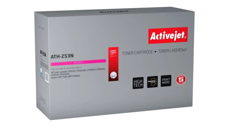 Toner Activejet ATH-253N (zamiennik HP 504A CE253A, Canon CRG-723M Supreme 7000 stron czerwony)