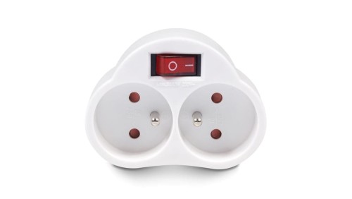 Gniazdko prądowe X2 z wyłącznikiem Maclean Energy MCE31 3680W MCE31