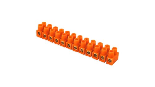 Listwa zaciskowa gwintowa termoplastyczna 6mm2 / złączka 12-torowa /