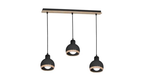 Lampa wisząca ze szklanym, grafitowym kloszem SOL 10084 TK Lighting