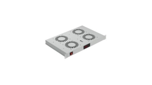 MIRSAN Wentylator z termostatem analogowym ( 4x wentylator ) czarny ( seria GTN/GTV/GTS )