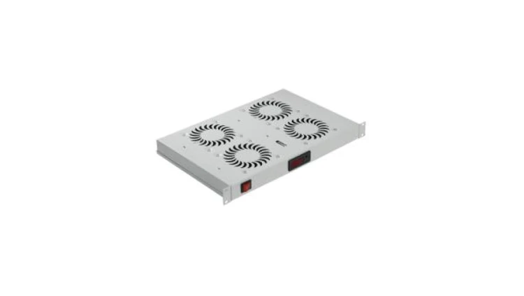 MIRSAN Wentylator z termostatem analogowym ( 4x wentylator ) czarny ( seria GTN/GTV/GTS )