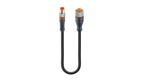 Kabel konfekcjonowany obustronnie zakończony złącze M8 męskie i złącze M12 żeńskie proste RSMV 3-RKT 4-3-224/1 M