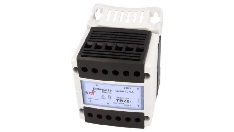 DF-680040029 Transformator sieciowy 40VA 230VAC 230V na szynę DIN, IP20