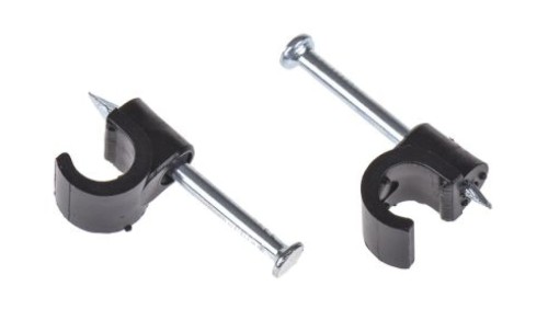 Spinka do kabli Obejma do kabla TV, 6mm, materiał: PE, 4.69 x 7.18mm, RS PRO