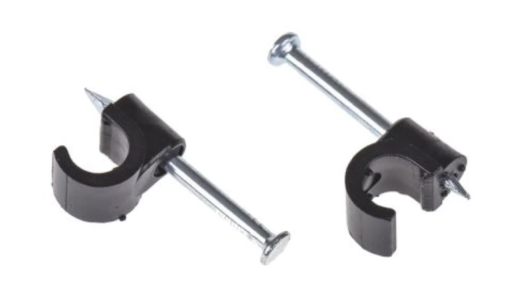 Spinka do kabli Obejma do kabla TV, 6mm, materiał: PE, 4.69 x 7.18mm, RS PRO