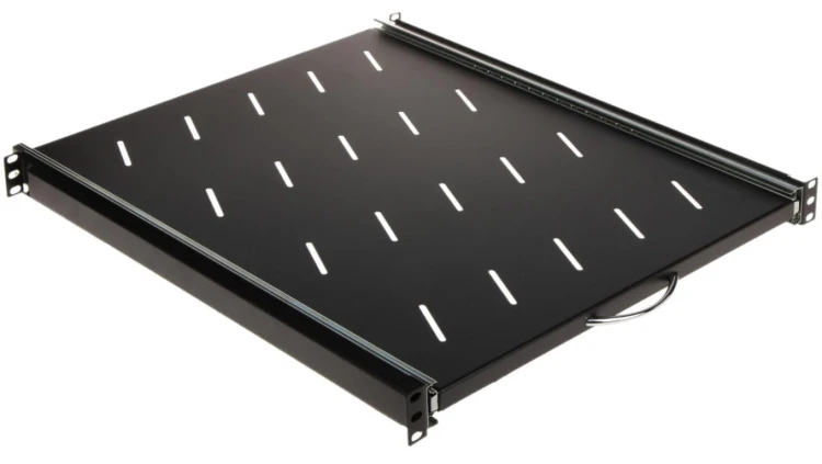 Wysuwana półka do szafy RACK 19cali RSR19-1U-550B