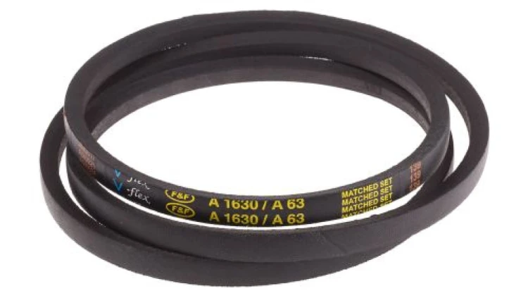 Pas napędowy, profil A, materiał: PET, guma, 13mm x 8mm x 1.6m, RS PRO