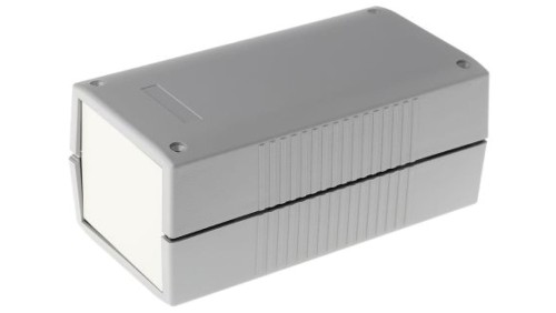 Obudowa urządzeń elektronicznych IP54, ABS, Szary, 190 x 100 x 80mm, RS PRO
