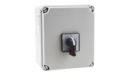 Przełącznik przełączający 2-biegunowy 40 A 18,5 kW IP65