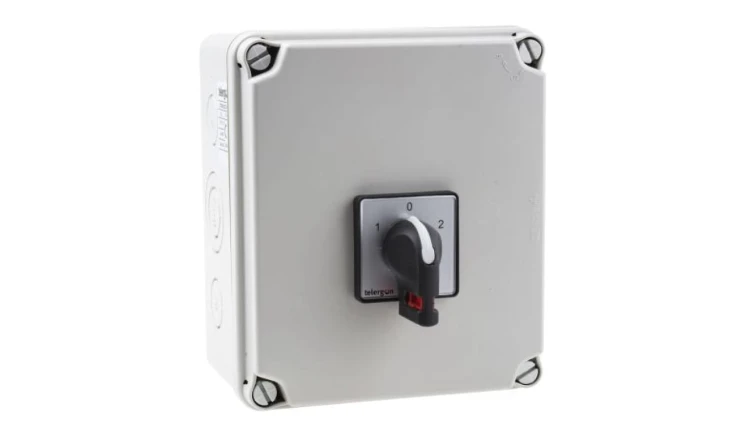 Przełącznik przełączający 2-biegunowy 40 A 18,5 kW IP65