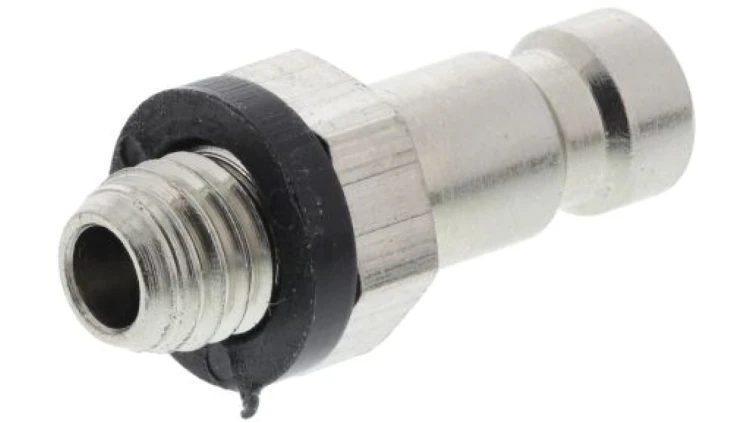 Szybkozłączka pneumatyczna, materiał Mosiądz, złącze Metryczne M5 męskie, RS PRO Rectus 20, Rectus 91, Walther 06-003
