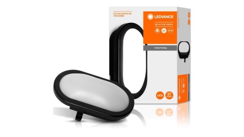Lampa Ścienna LED 5,5W 4000K IP54 Hermetyczna Zewnętrzna Czarna BULKHEAD LEDVANCE
