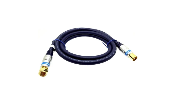 VITALCO AK60 Kabel antenowy SAT TV F (wtyk) / IEC (wtyk) 1m
