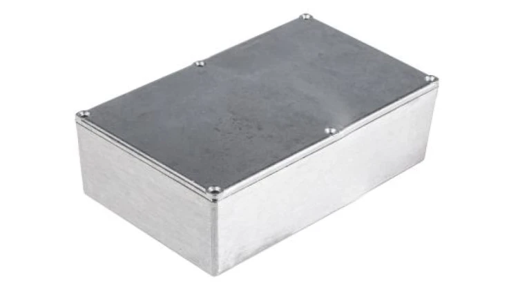 Obudowa ekranowana Srebrny IP54, 152.2 x 82.2 x 50.8mm, RS PRO