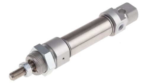 Siłownik jednostronnego działania ISO 6432 Ø 20mm, skok 25mm RS PRO