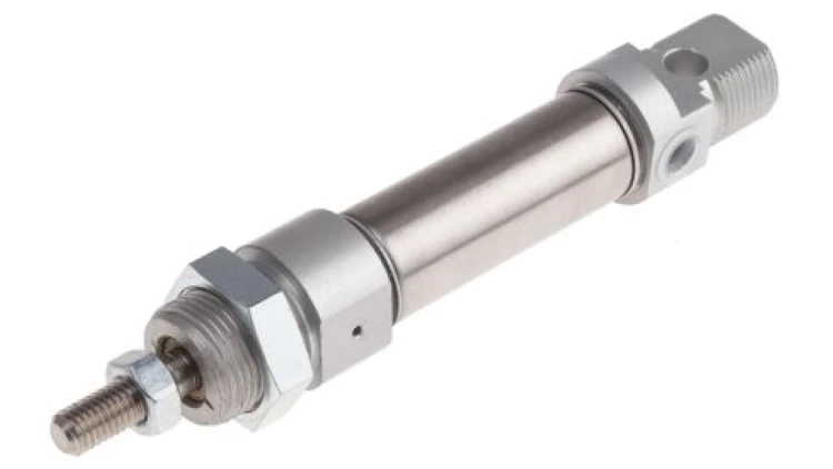 Siłownik jednostronnego działania ISO 6432 Ø 20mm, skok 25mm RS PRO