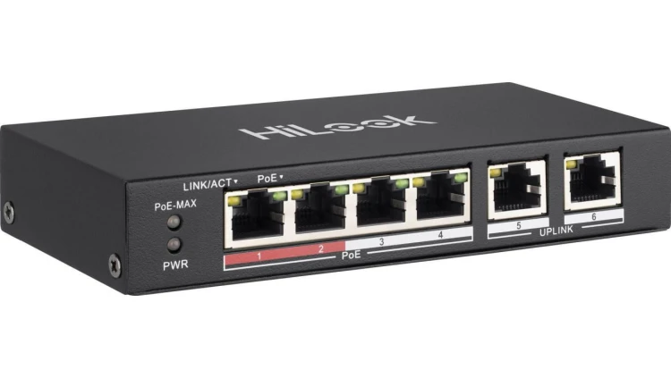 Switch PoE Hilook by Hikvision SW-06-POE 6-PORTOWY