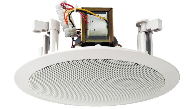 Głośnik sufitowy PA 100V, transformator audio z odczepami mocy 10/5/2.5/1.25W EDL-26