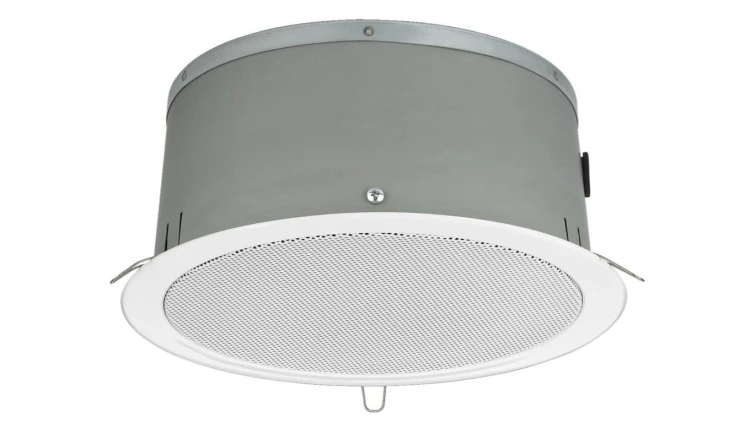 Głośnik sufitowy w metalowej obudowie przeciwogniowej, certyfikat EN 54-24 100V PA EDL-250C/WS