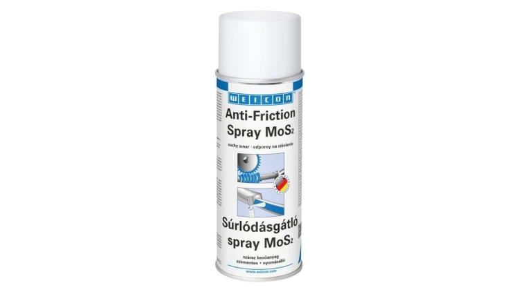 Suchy smar wysokotemperaturowy -200 C do +450 C w sprayu 400ml WEICON