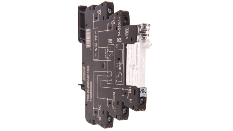 Przekaźnik przemysłowy 1P 6A 24-230V AC/DC TRS 24-230VUC 1CO 1122850000