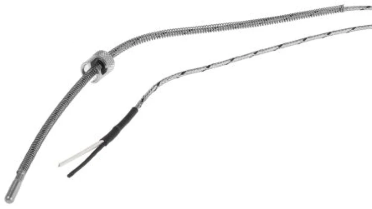 Termopara typ J do +400C 30mm kabel 2m, Stal nierdzewna Zgodność z RoHS