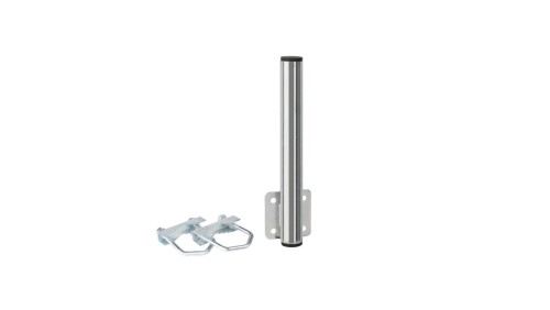 Uchwyt balkonowy 300mm, z cybantami M8, stal, ocynk Extralink C250