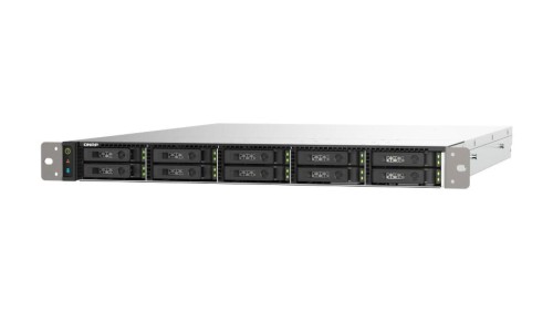 QNAP TS-h1090FU-7302P-128G 10-zatokowy all flash NAS, AMD Epyc, 128GB RAM, 2x 25GbE SFP28, RP RACK
