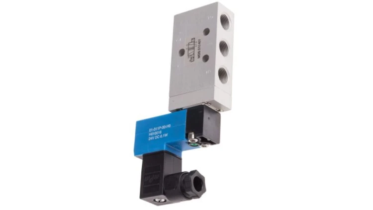 Pneumatyczne zawory elektromagnetyczne 5/2 G 1/8 450L/min RS PRO