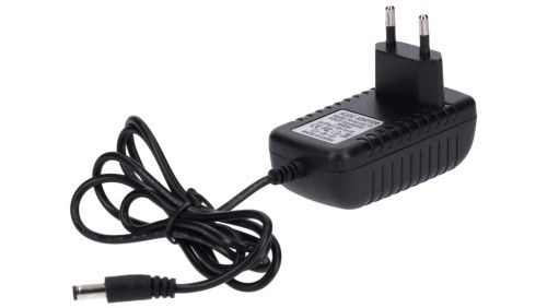 Zasilacz led gniazdkowy 12V 24W 5.5/2.1 czarny