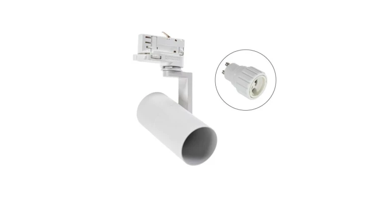 MADARA MINI II GU10 NA SZYNOPRZEWÓD 3F GU10 250V IP20 56,5x121x172mm BIAŁY