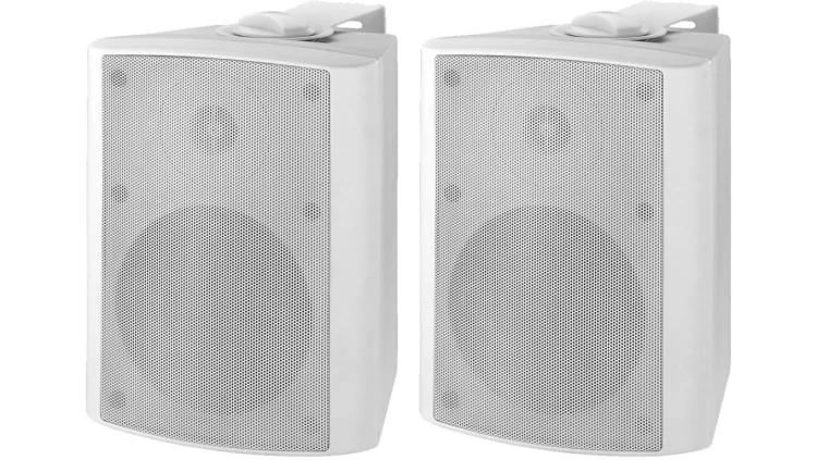 Pary 2-drożnych kolumn głośnikowych, aktywna i pasywna, 2 x 20WRMS MKA-50SET/WS