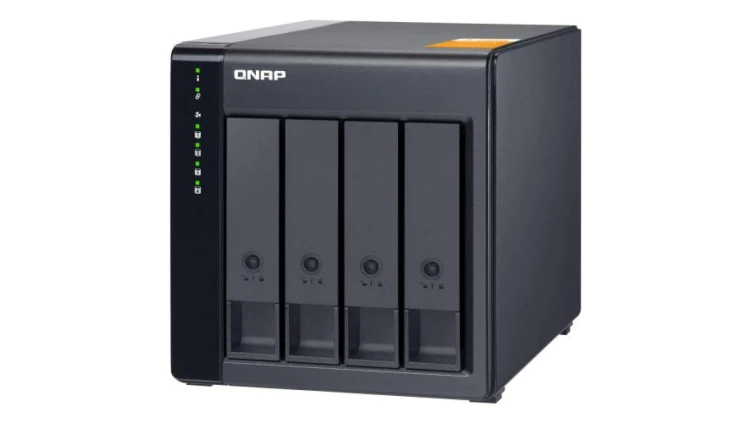 QNAP TL-D400S 4-zatokowa jednostka rozszerzająca dla QNAP/PC, zestaw z kartą i przewodami, Tower