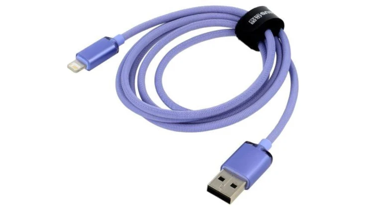 Kabel USB 2.0 Apple Lightning wtyk - USB A wtyk 1,2m fioletowy CAJY000005