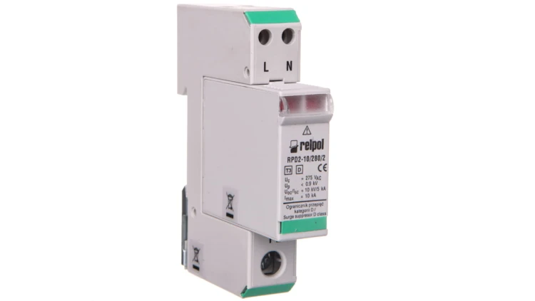 Ogranicznik Typ T3 2P 10kA 0,9kV 275/350V AC/DC RPD2-10/280/2 2612917