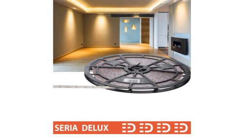 Taśma Delux 24V LB 160led 3000K 430lm SMD2835 (50) PL7Y