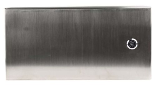 Szafka ścienna rozdzielcza, materiał: Stal nierdzewna typu 304, IP66, 360 x 180 x 150mm, RS PRO