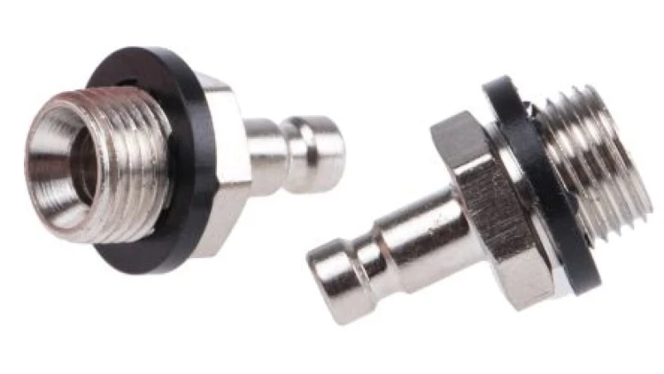 Szybkozłączka pneumatyczna, materiał Mosiądz, złącze G 1/8 męskie, RS PRO Rectus 20, Rectus 91, Walther 06-003