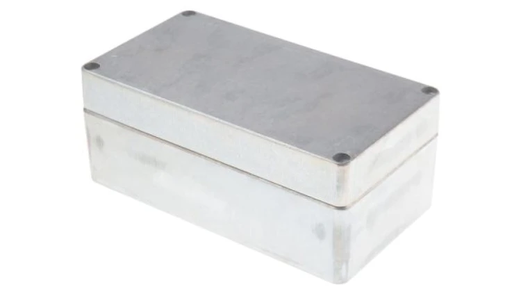Obudowa Srebrny IP66 Neopren, 200 x 120 x 91mm, RS PRO