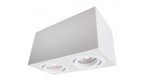 Oprawa sufitowa natynkowa biała podwójna LYON regulowany GU10 LP-5881/2SM WH Light Prestige