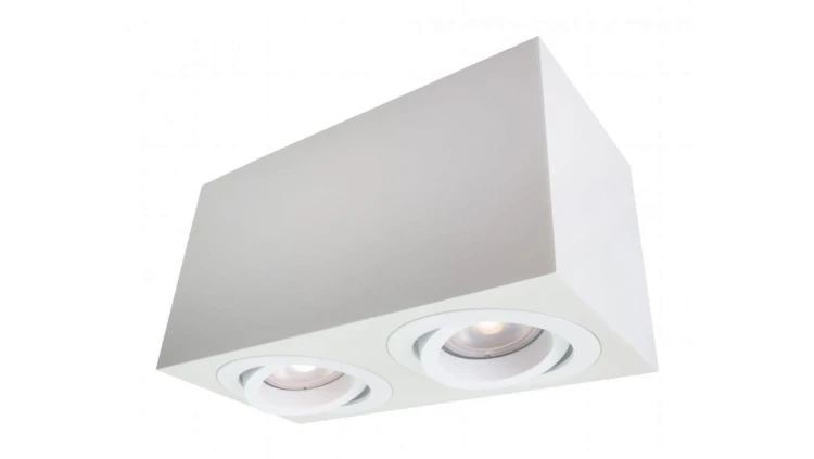 Oprawa sufitowa natynkowa biała podwójna LYON regulowany GU10 LP-5881/2SM WH Light Prestige