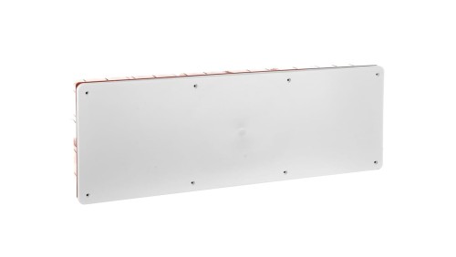 Puszka podtynkowa z pokrywą seria 350 480x160x70 czerwony-biały EC350C9 /opak. 18/